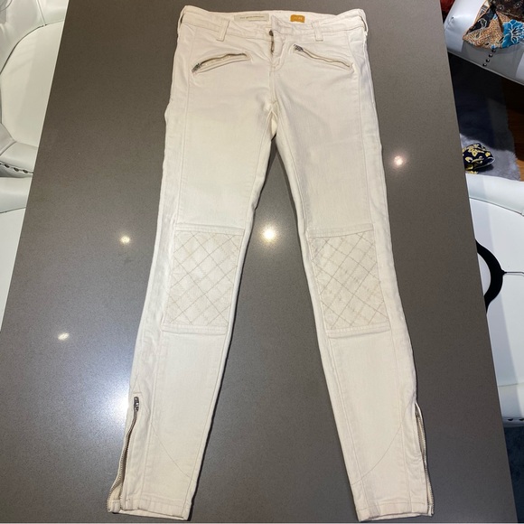 Pilcro and the Letterpress Cream Denim Pants - Picture 15 of 15